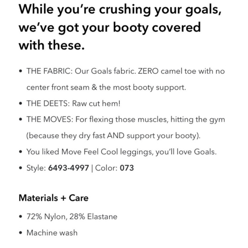 Offline by Aerie goals bike shorts hi-rise 7” - Picture 6 of 6